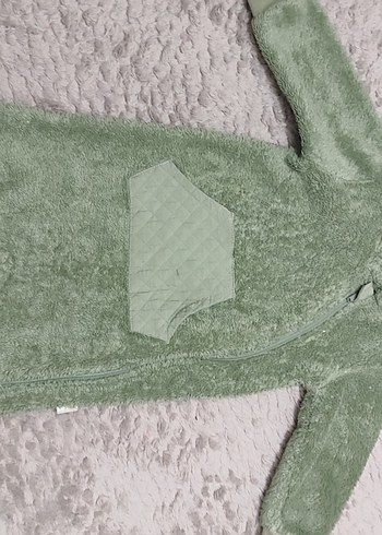 Gri Çocuk Battaniyesi Yumuşak Kumaş - Görsel 2