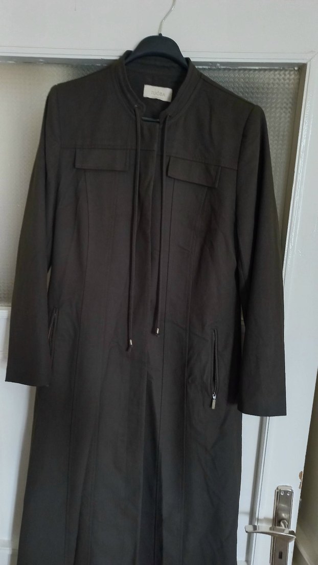 TUĞBA MARKA KAŞE UZUN KABAN - Görsel 2