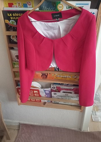 Drapeli Bolerolu Takım Elbise - Görsel 4