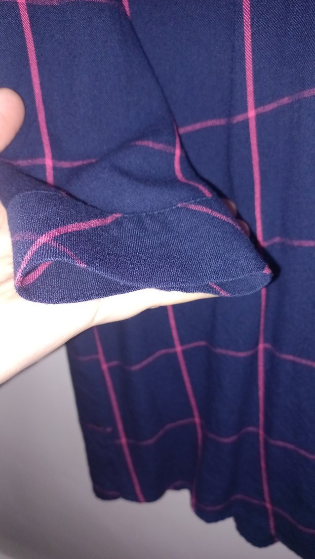 LC Waikiki Kadın Mor Uzun Kollu V Yaka Gömlek - Görsel 2