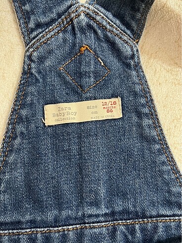 Zara Çocuk tulum jean