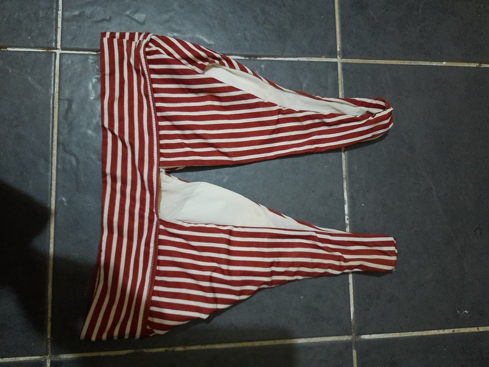 Penti Çizgili Kırmızı Kadın Bikini Üstü - Görsel 2