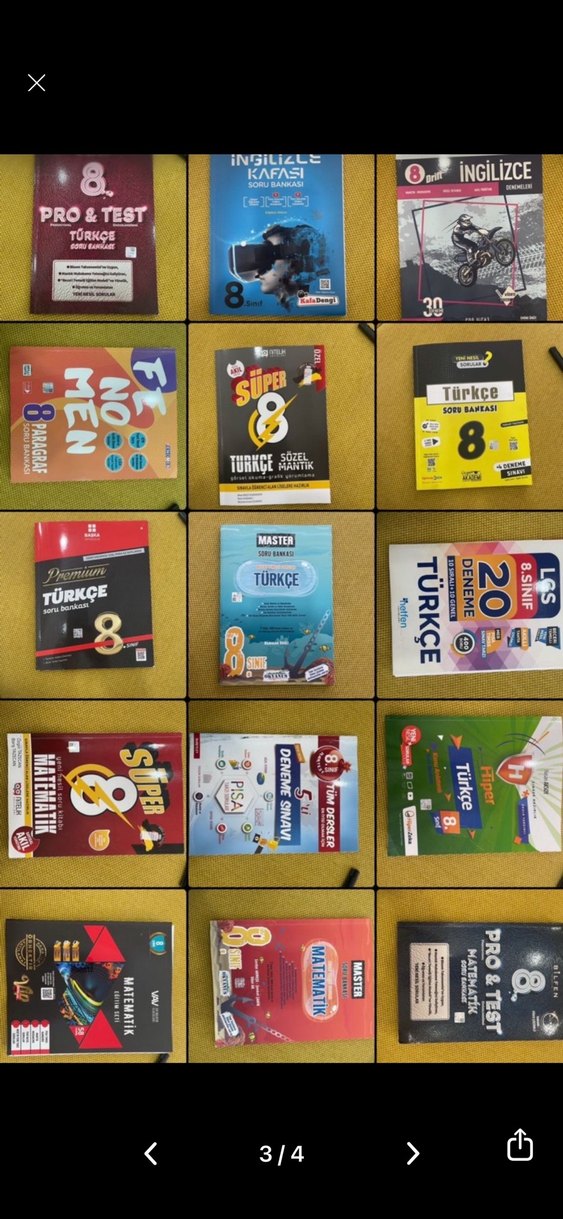 Lgs 8.sınıf test kitabu soru bankası - Görsel 3