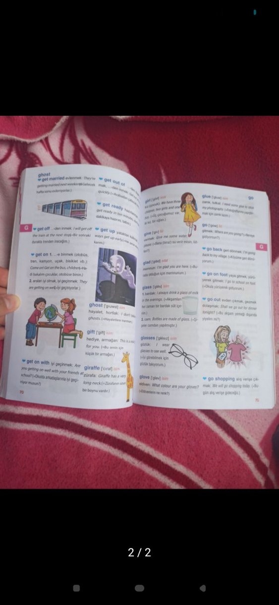 İngilizce Türkçe Sözlük - Görsel 2