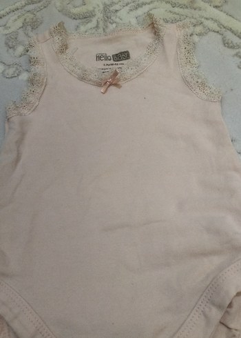 Dantelli Kolsuz Bebek Body - Görsel 2