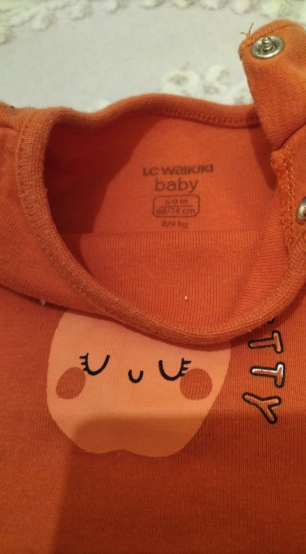 Kısa Kollu Kız Bebek çıtçıtlı Body - Görsel 2