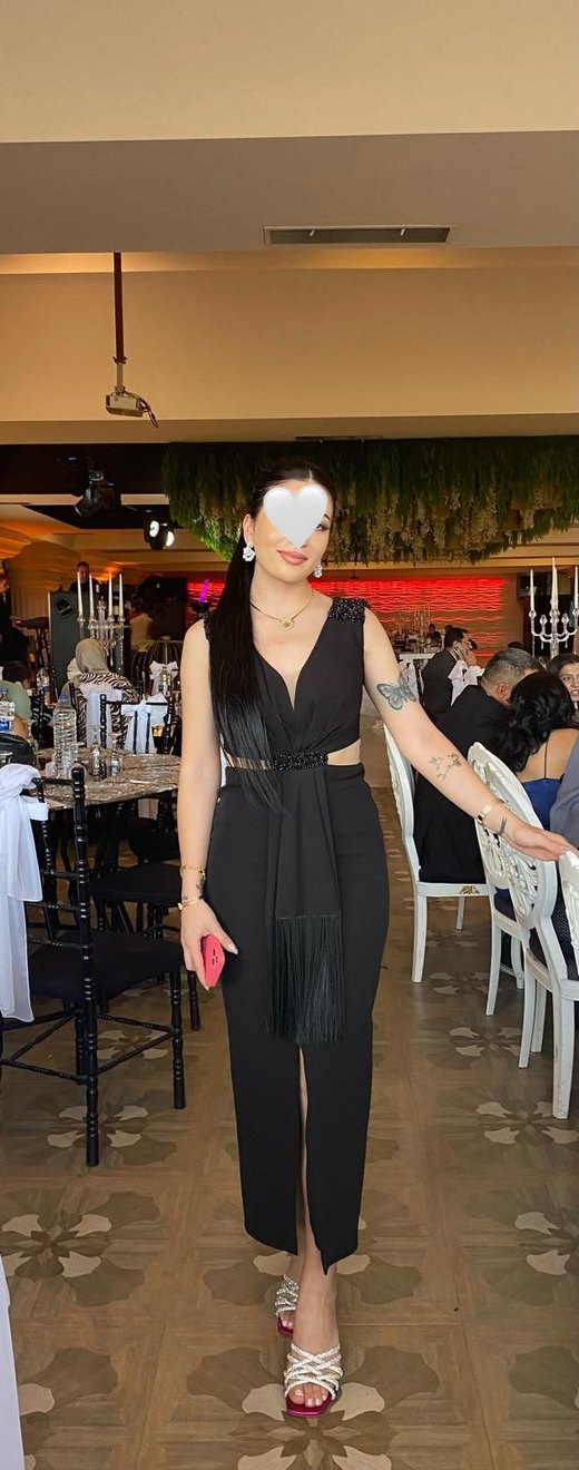 Bir kere giyildi rahat esnek abiye - Görsel 2