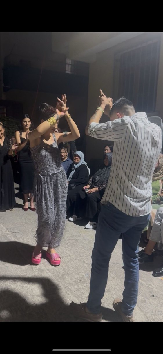 Payetli orjinal kumaş şalvar takımı - Görsel 3