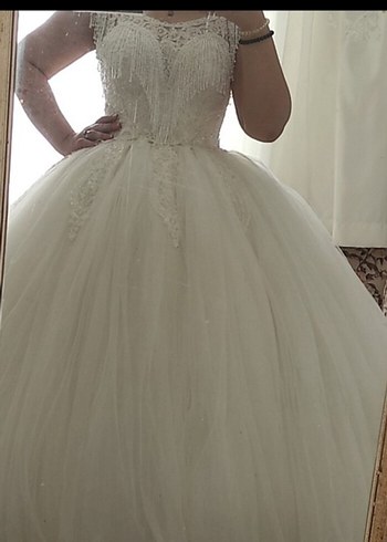 Modern Prenses Gelinlik tablet telefonla takasa açıktır - Görsel 2