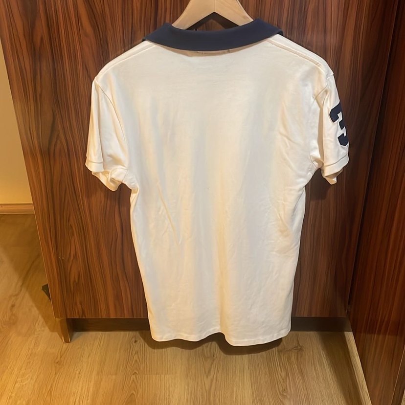 Erkek Beyaz Polo Tişört - Görsel 2