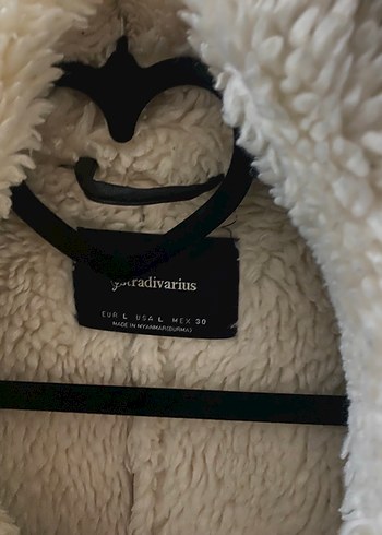 Kürk Detaylı Siyah Deri Biker Ceket - Görsel 2