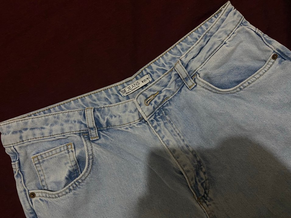 Wide leg mavi jean - Görsel 2