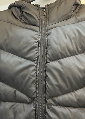 Zara Siyah erkek Midi Boy Şişme Mont