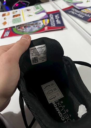Siyah Under Armour Spor Ayakkabı sıfır ürün - Görsel 3