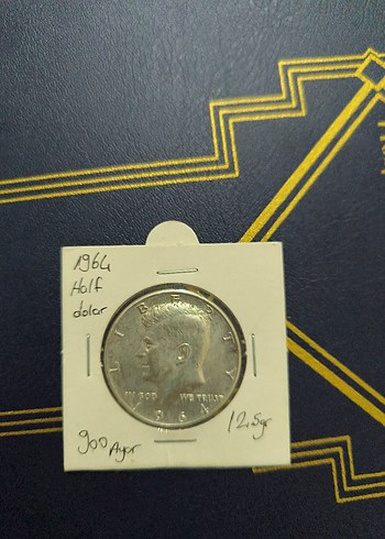 1964 Vintage Altın Renkli Rozet