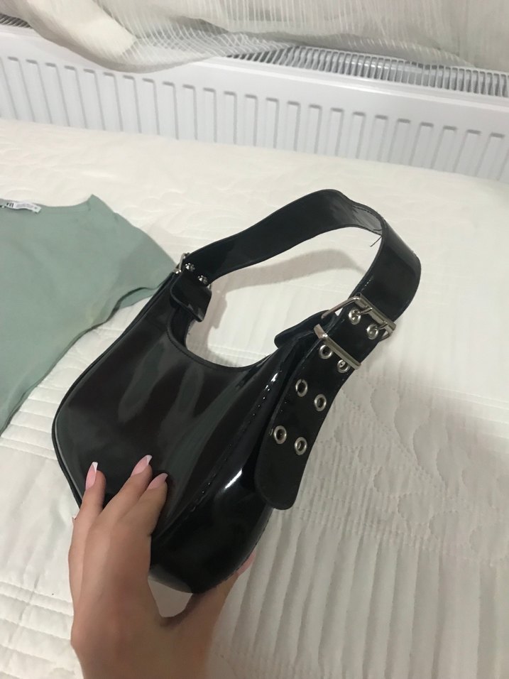 3'lü Kombin: Çanta, Crop, Pantolon - Görsel 5