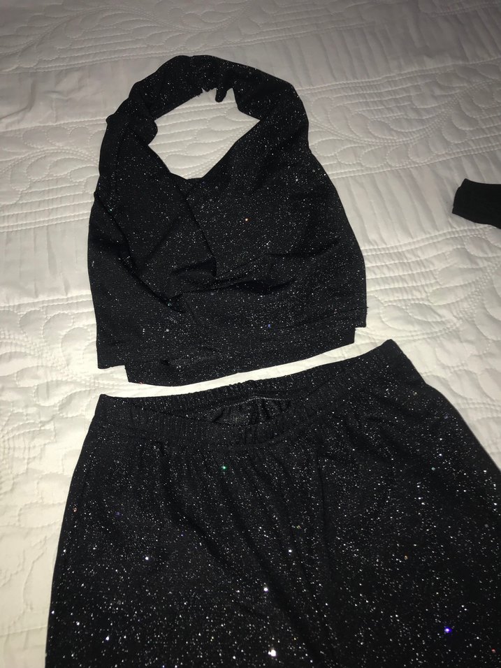 Parlak Siyah Kadın Kumaş Pantolon - Görsel 3