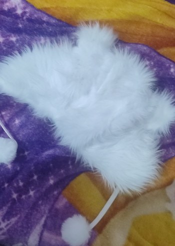 hello kittyli peluş şapka - Görsel 3