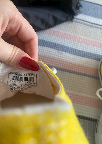 Sarı Bağcıklı Kadın Spor Ayakkabı kinetix - Görsel 2