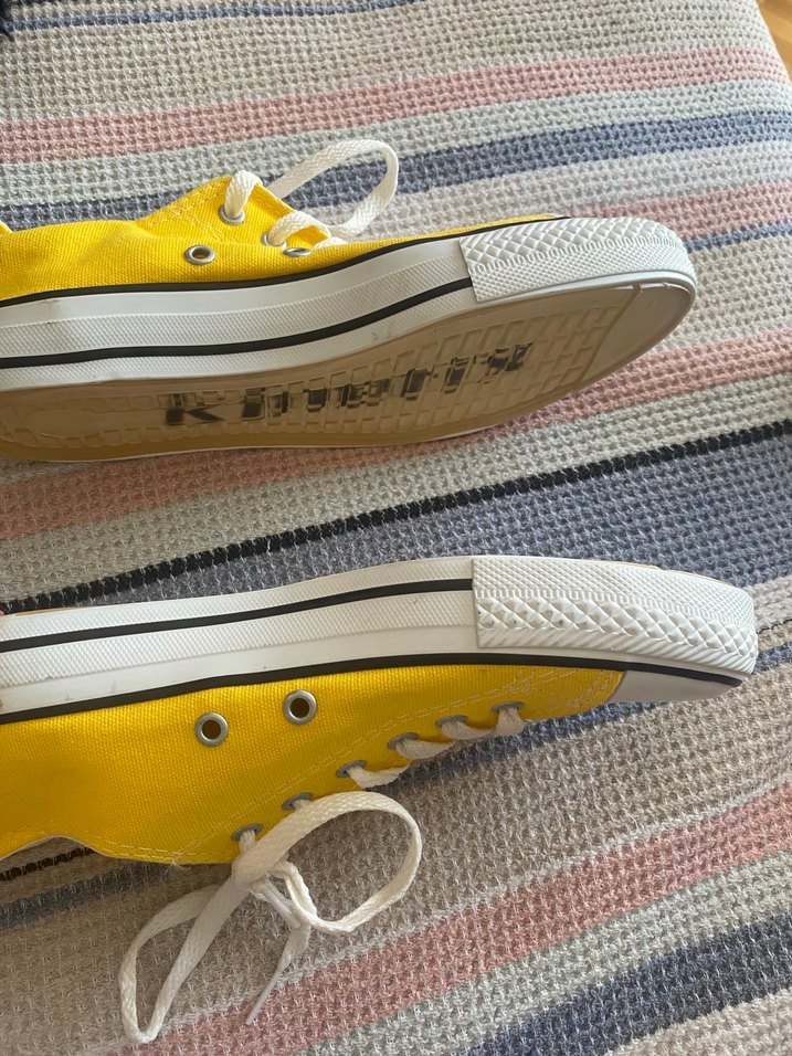 Sarı Bağcıklı Kadın Spor Ayakkabı kinetix - Görsel 3