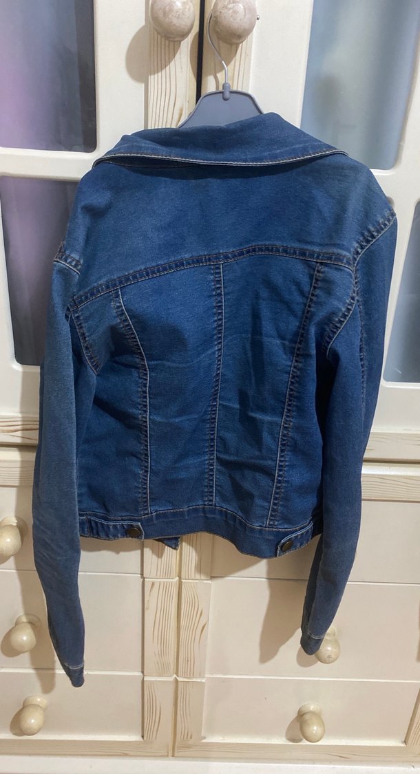 Kadın kot ceket - Görsel 3