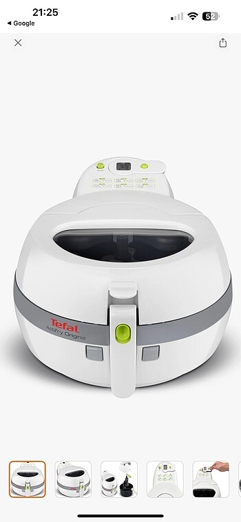 Tefal FZ710038 Actifry Original 1 Kg 1400 Watt Seramik Kaplamalı