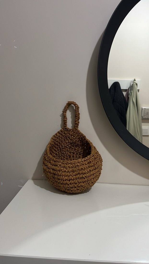 Asma Hasır Sepet - Görsel 2