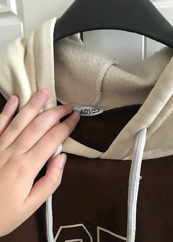 Diğer Kadın Kahverengi Kapüşonlu Sweatshirt