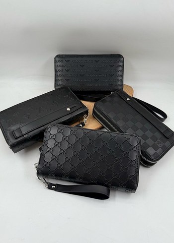 Siyah Baskılı Erkek Cüzdan - Görsel 4