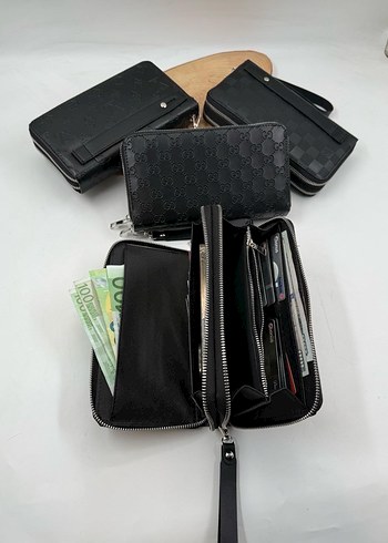 Siyah Baskılı Erkek Cüzdan - Görsel 2