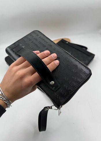 Siyah Baskılı Erkek Cüzdan - Görsel 3