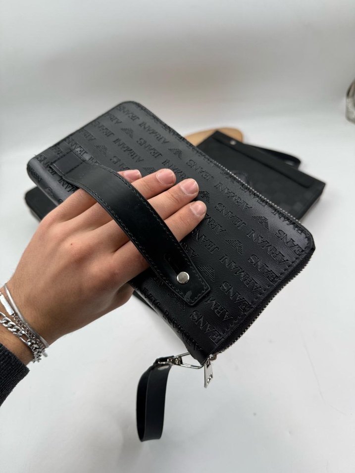 Siyah Baskılı Erkek Cüzdan - Görsel 3