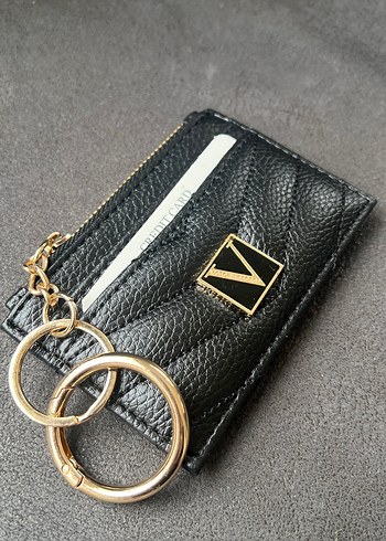 Altın Fermuarlı Deri Kadın Cüzdan VS - Görsel 5