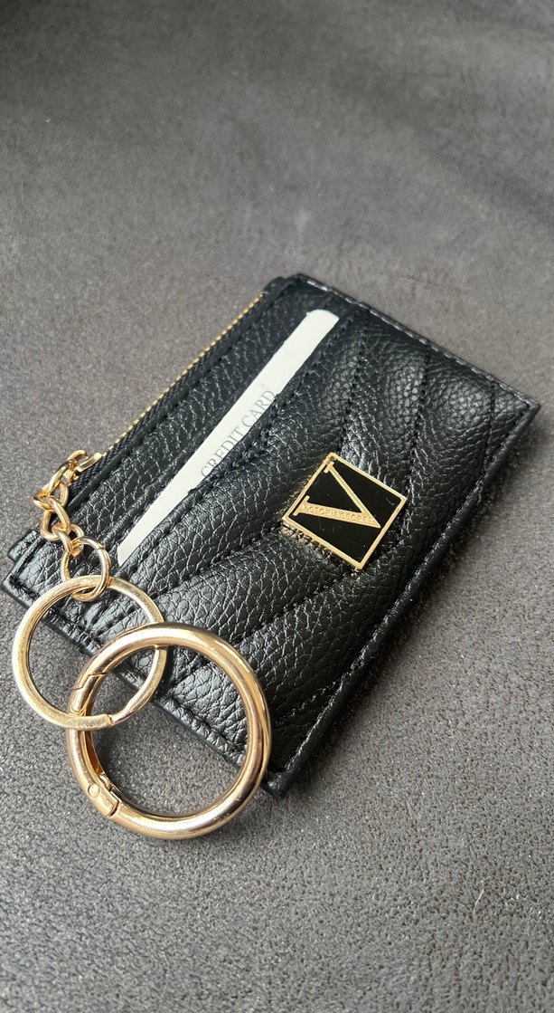 Altın Fermuarlı Deri Kadın Cüzdan VS - Görsel 5