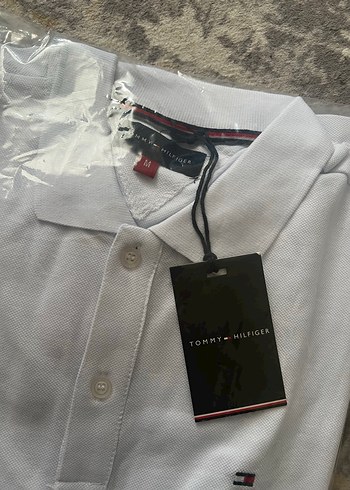 Tommy Hilfiger Beyaz Erkek Polo Tişört - Görsel 2