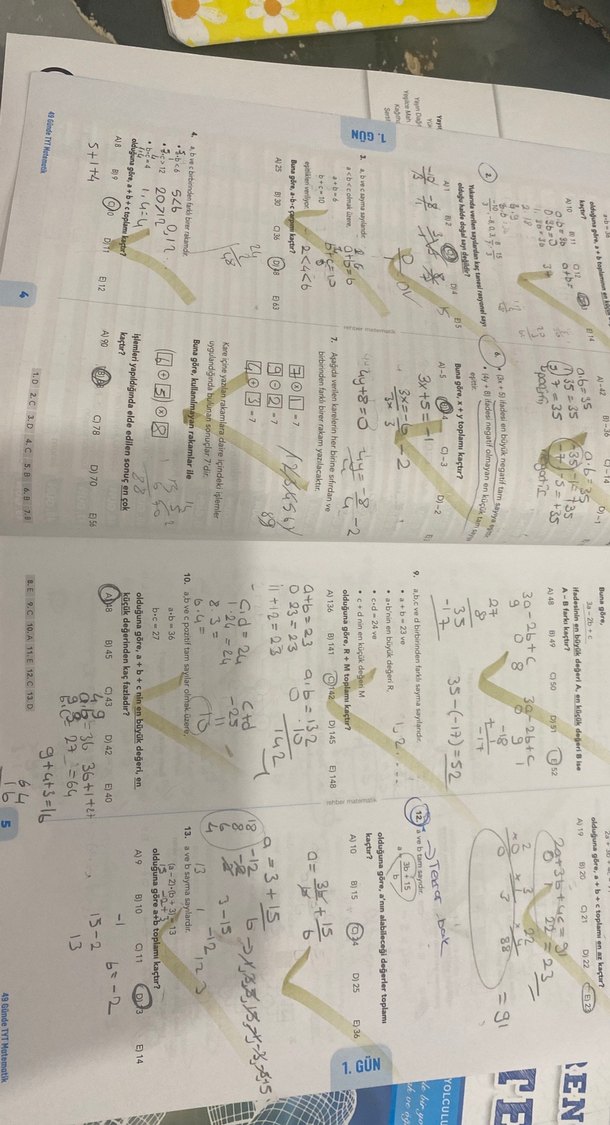Rehber Matematik 49 Günde Tyt Matematik Soru Bankası - Görsel 2