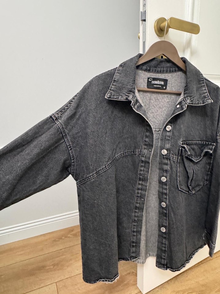 Gri kot ceket - Görsel 2