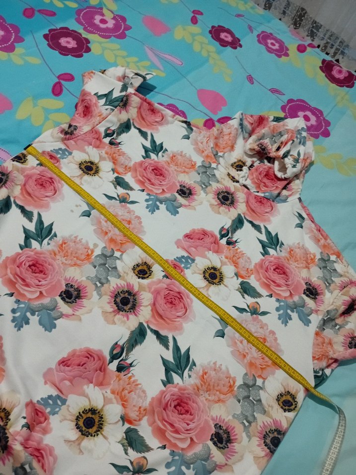 Pembe Çiçekli Kapüşonlu Hamile Tişörtü - Görsel 5