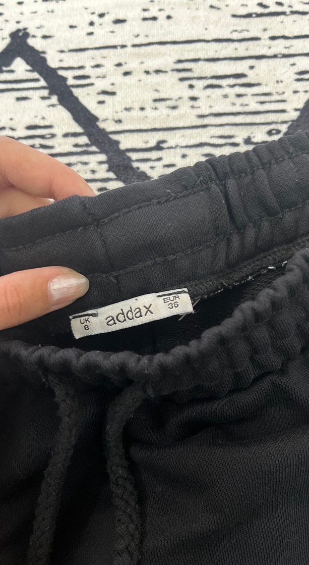 Siyah Kadın Rahat Kesim Sweatpant - Görsel 2