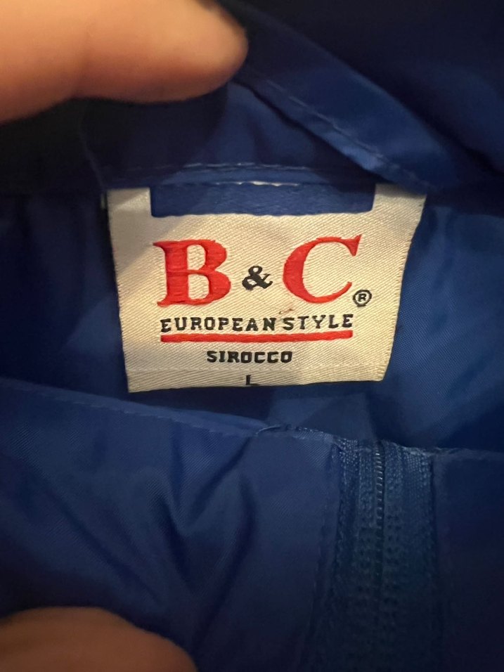 Fermuarlı Mavi Erkek Yağmurluk - Görsel 2