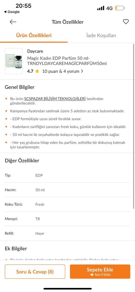 Daycare Magic Kadın EDP Parfüm 50 ml - Görsel 3