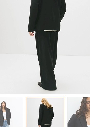 Pull & Bear Basic Blazer Ceket - Görsel 4