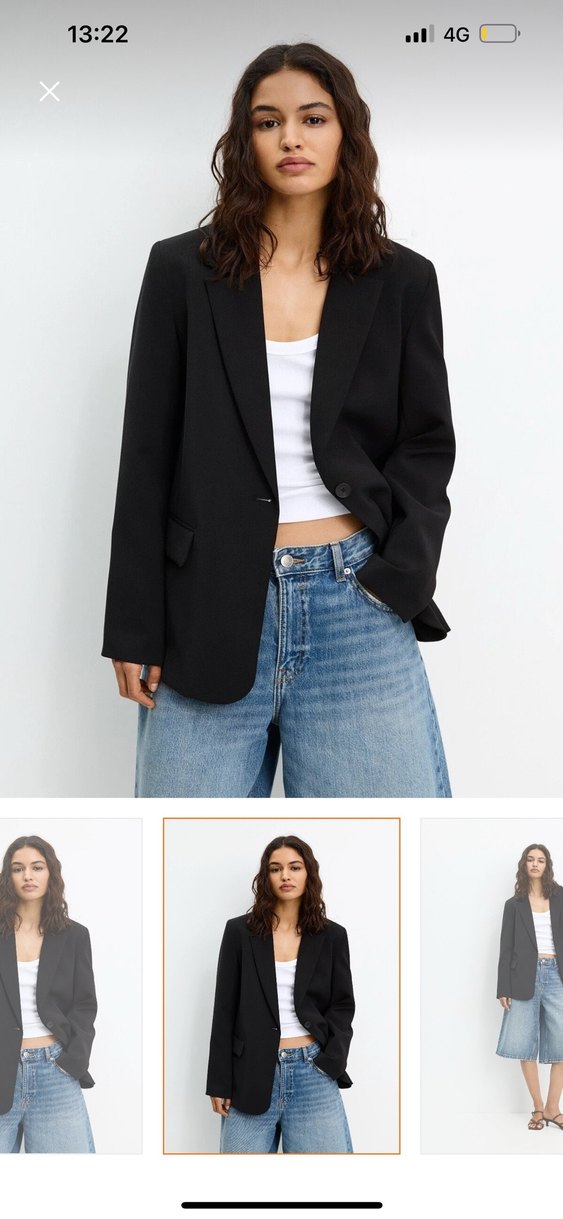 Pull & Bear Basic Blazer Ceket - Görsel 2
