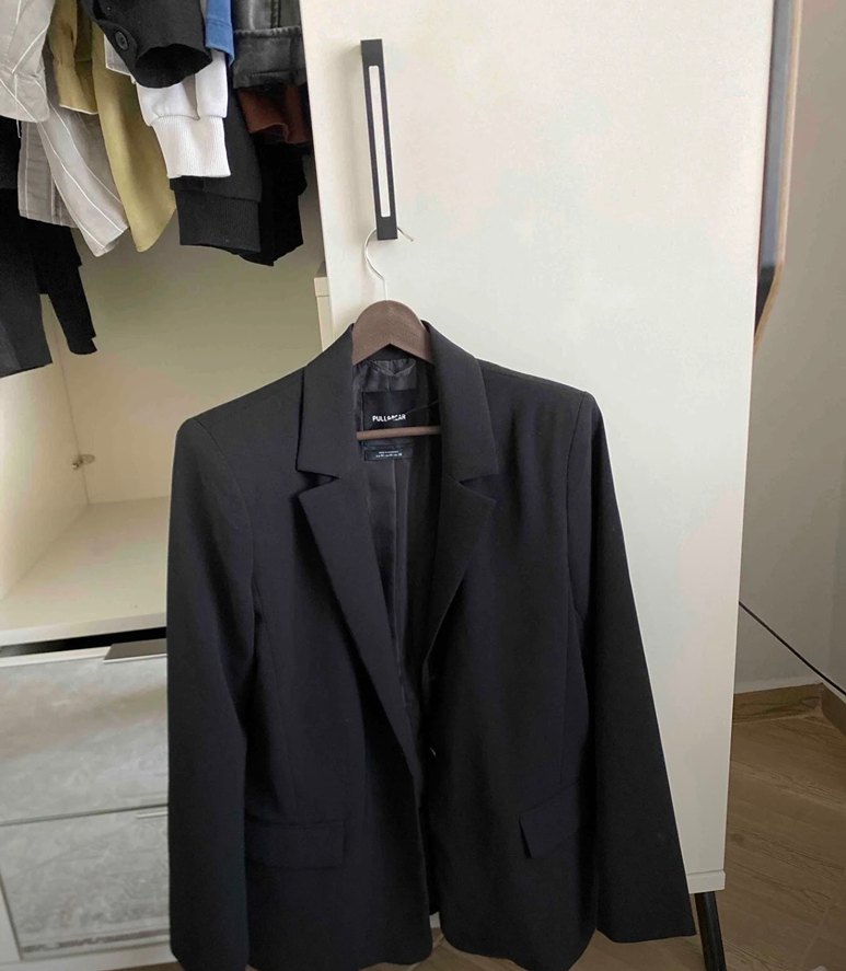 Pull & Bear Basic Blazer Ceket - Görsel 5