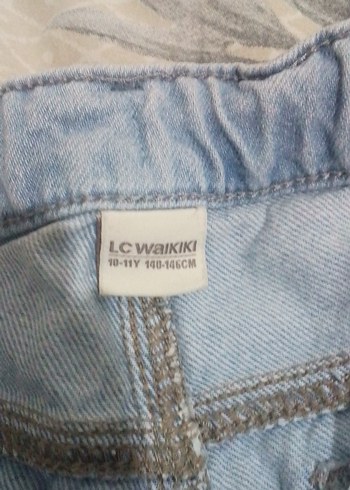 xs Beden Düğmeli Açık Mavi Kadın Denim Mini Şort