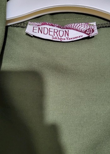 38 Beden Haki Renk Trençkot