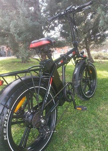 Diğer Siyah Katlanabilir Elektrikli Bisiklet