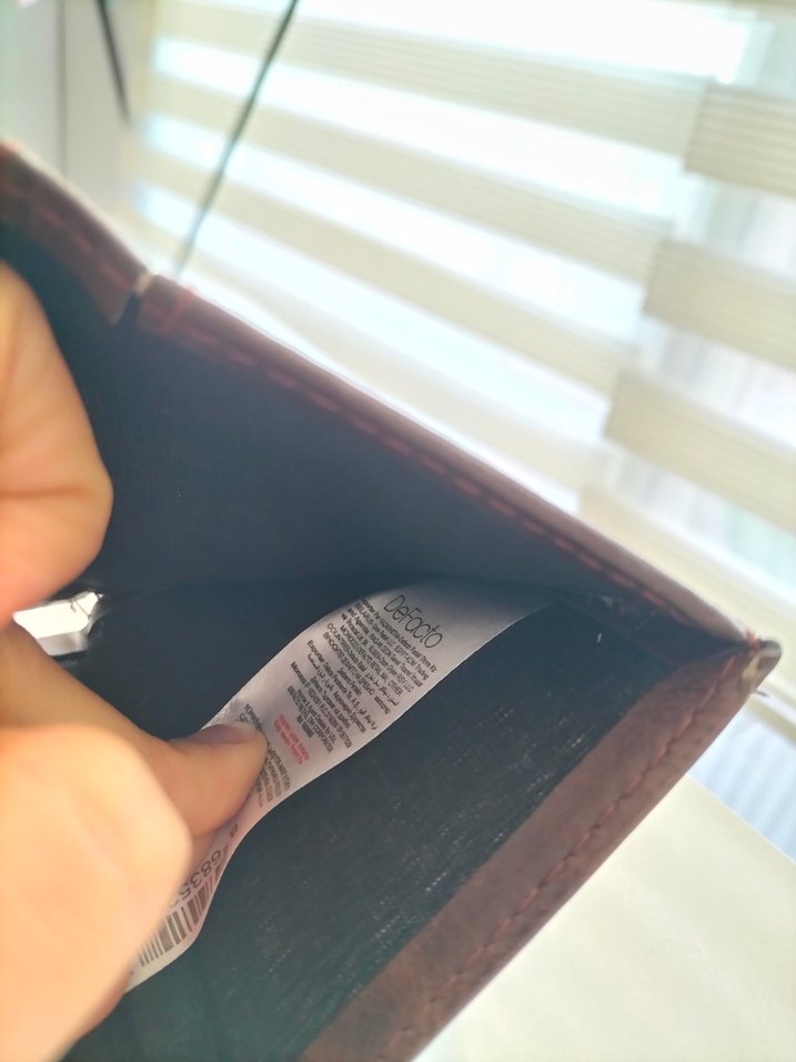 Kahverengi Suni deri Erkek Cüzdanı (unisex) - Görsel 4