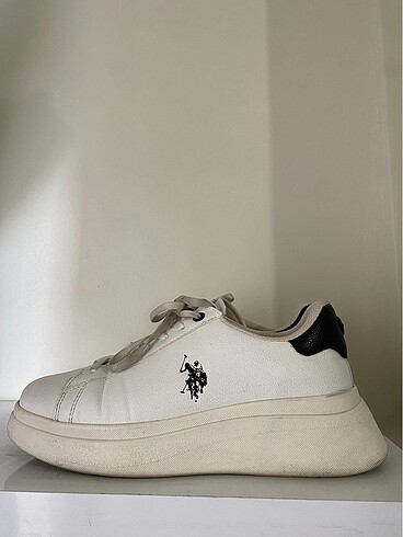 Beyaz sneaker spor ayakkabı 39 numara