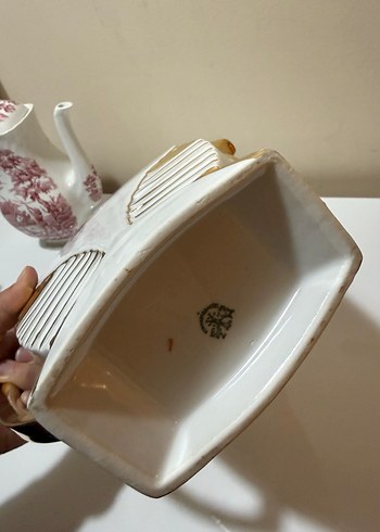 Antika porselen biblo - Görsel 3